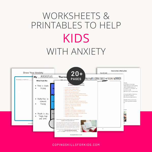 Printables to Help Kids with Anxiety