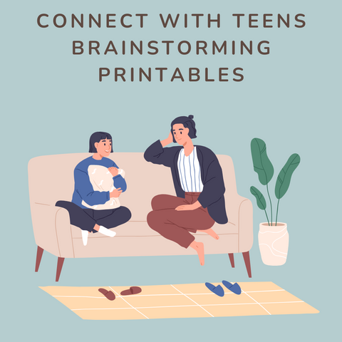 Connect with Teens - Brainstorming Printables