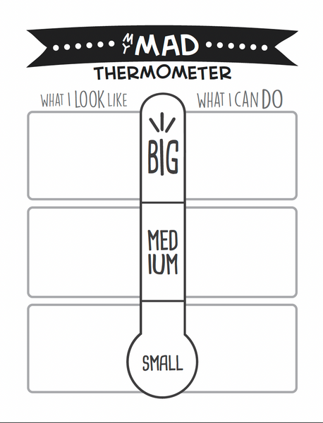Printables to Help Kids with Anger