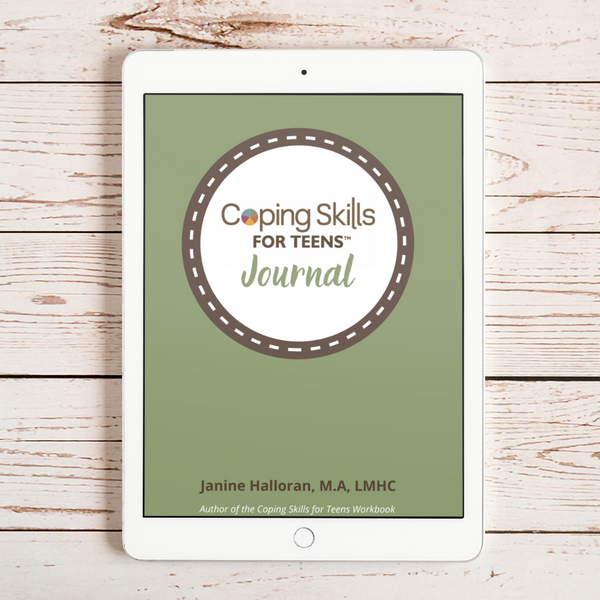 Coping Skills for Teens Journal Digital