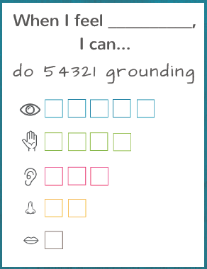 Ready to Use Coping Skills Cue Cards - Calming Set