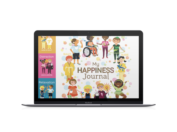 Digital Coping Skills for Kids Activity Books: My Happiness Journal