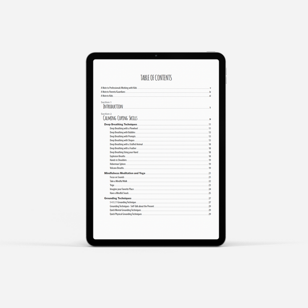 Coping Skills for Kids Workbook - Digital Version