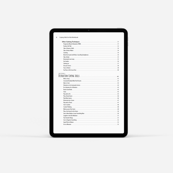 Coping Skills for Kids Workbook - Digital Version