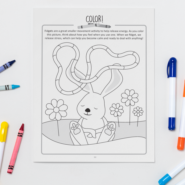 Digital Coping Skills for Kids Activity Books: Marvelous Movement