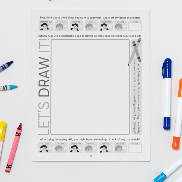 Digital Coping Skills for Kids Activity Books: Sensational Sensory