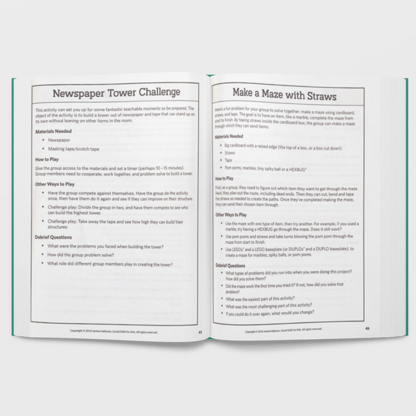 Social Skills for Kids Workbook