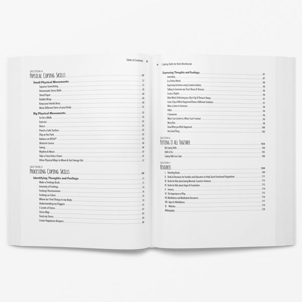 Coping Skills for Kids Workbook - Print Version