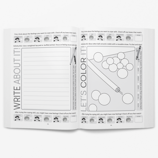 Coping Skills for Kids Activity Books: Sensational Sensory