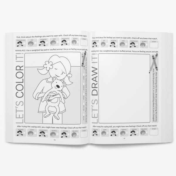 Coping Skills for Kids Activity Books: Sensational Sensory