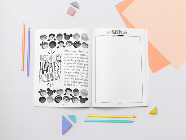Coping Skills for Kids Activity Books: My Happiness Journal