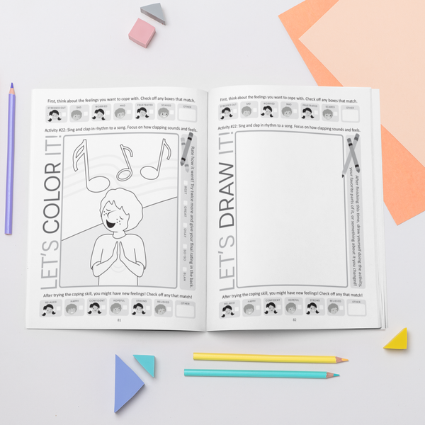 Coping Skills for Kids Activity Books: Sensational Sensory