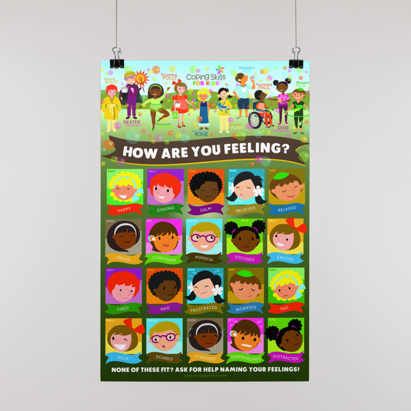 Feelings Faces Poster