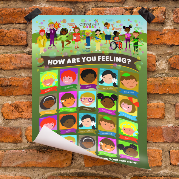 Feelings Faces Poster