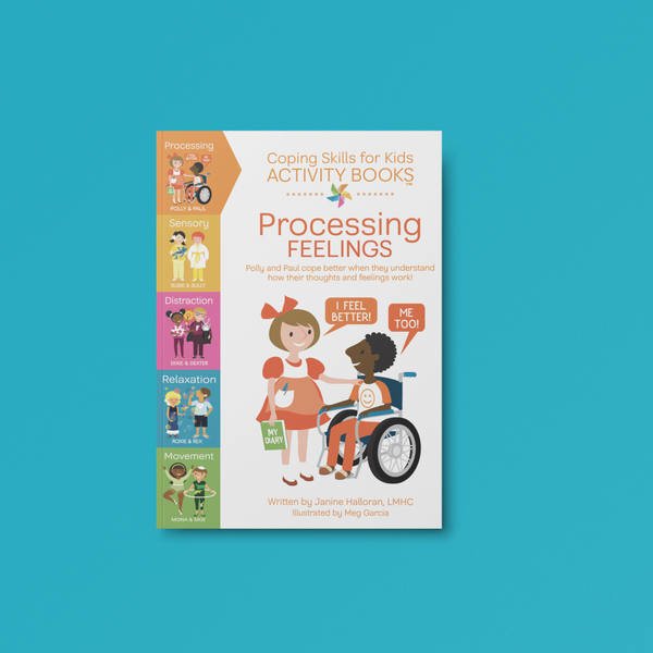 Digital Coping Skills for Kids Activity Books: Processing Feelings