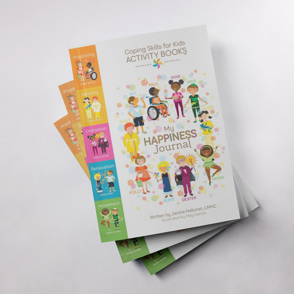 Digital Coping Skills for Kids Activity Books: My Happiness Journal